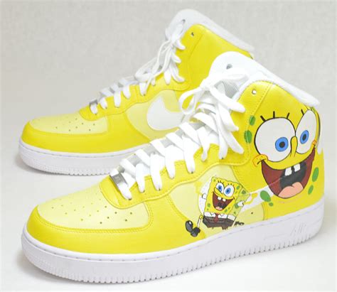 spongebob schoenen nike|custom shoes nike spongebob.